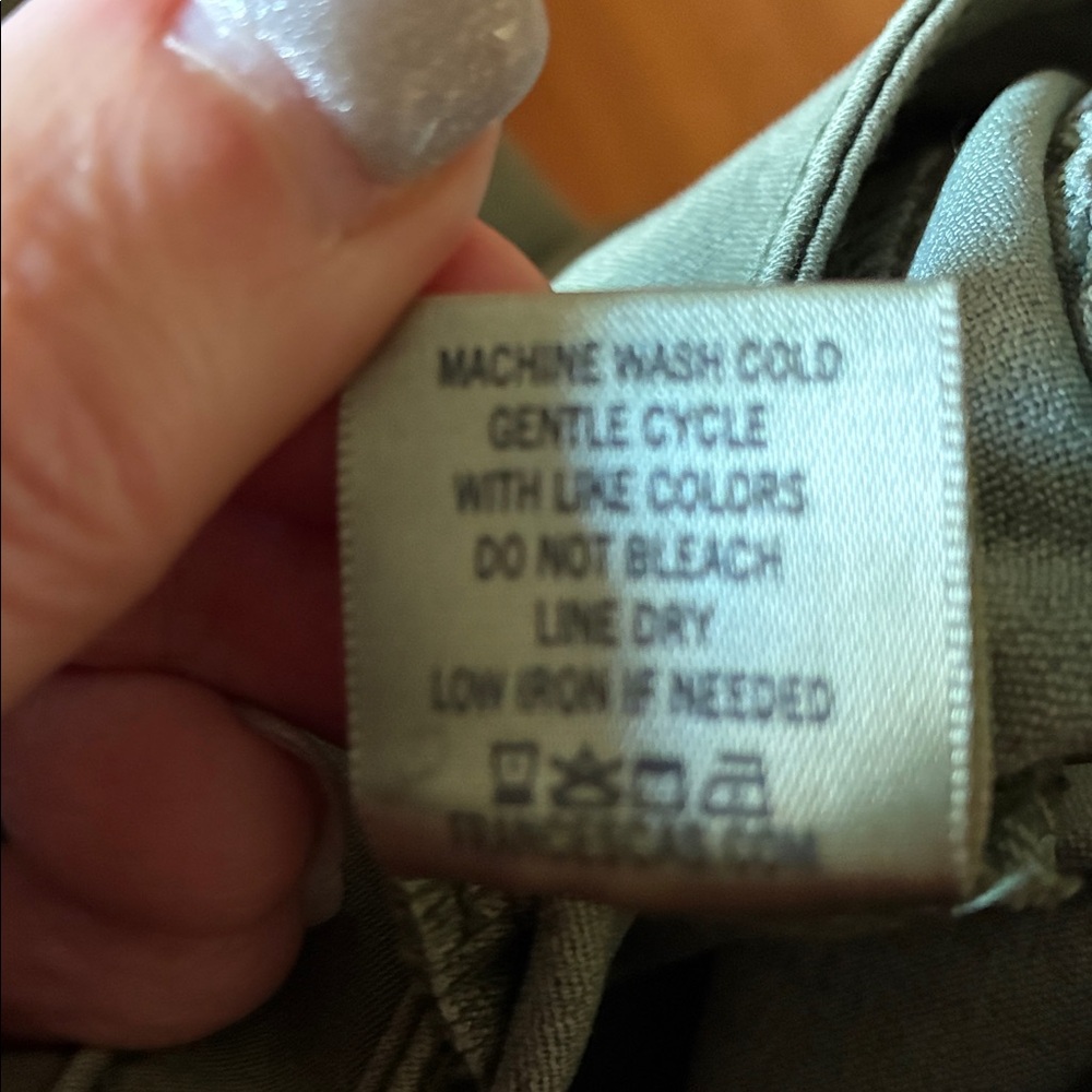 Harper Jeans, Military Green, Accordion Design Size 28 - Picture 8 of 8